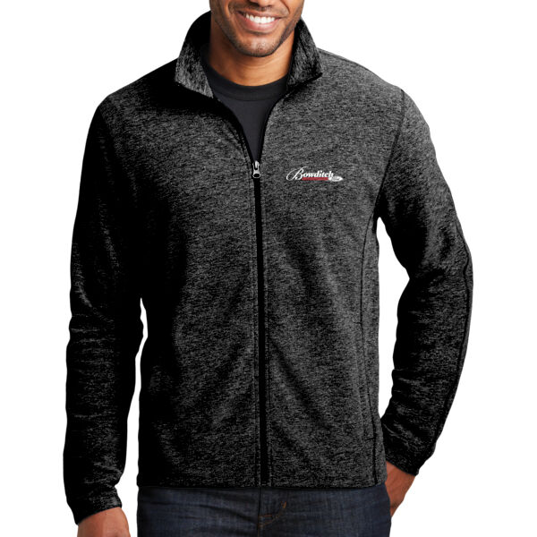 Mens - DP Heather Microfleece Full Zip Jacket Thumbnail