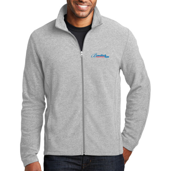 Mens - DP Heather Microfleece Full Zip Jacket Thumbnail